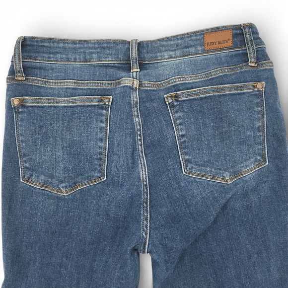Judy Blue Womens 13/31 Skinny Jeans Stretch Denim Blue Mid Rise Classic Fit - Picture 4 of 5